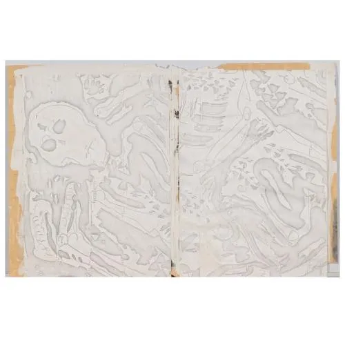 Herbert Zangs – Bez názvu (Hrob), kolem 1981