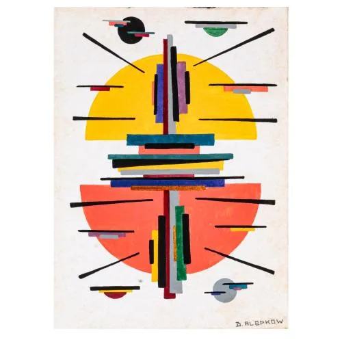 Boris Alepkow – 10 compositions suprématistes, circa 1960