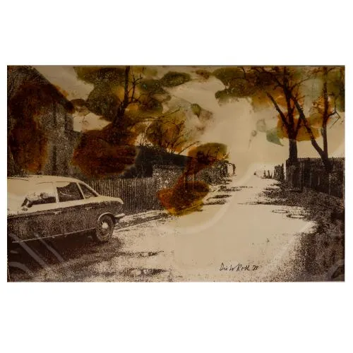 Dieter Roth – 'In Oelper scheperts (Braunschweiger Landschaft mit Käsebäumen)', 1973