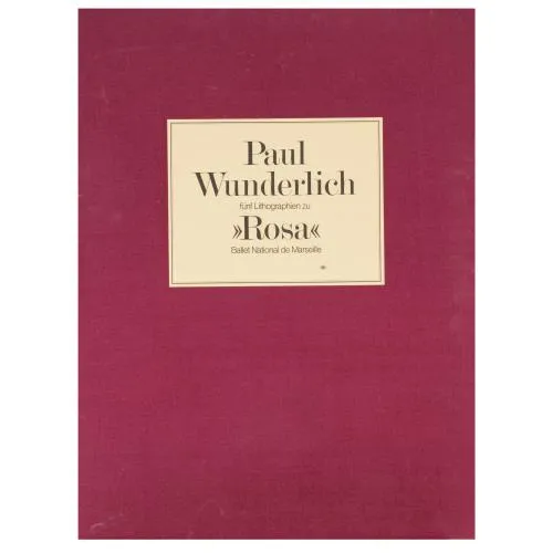 Paul Wunderlich – Portfolio 'Rosa', 1981
