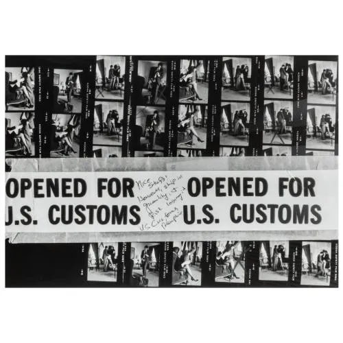 Helmut Newton – 'Opened for U.S. Customs' (Memphis Tennessee), 1991