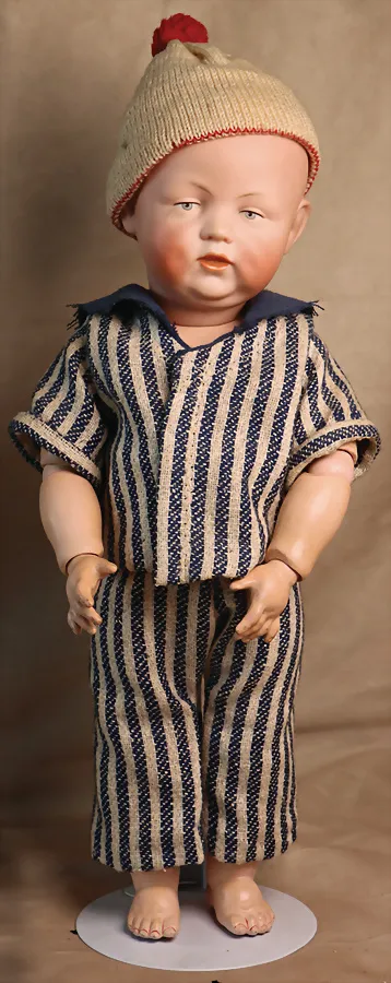 BRUNO SCHMIDT – Bébé en porcelaine biscuit Charkter