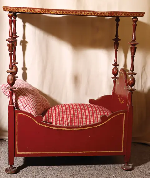 Puppen-Himmelbett