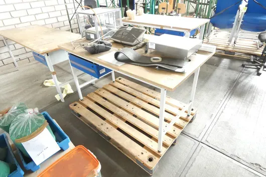 RAU workbench, with contents