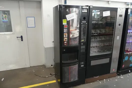 Warmdrankenautomaat, defect