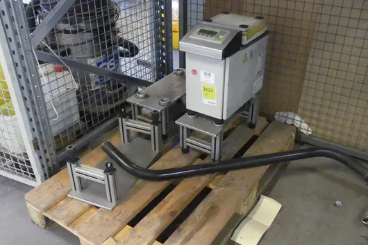 Industrial supplies lot, with pallet