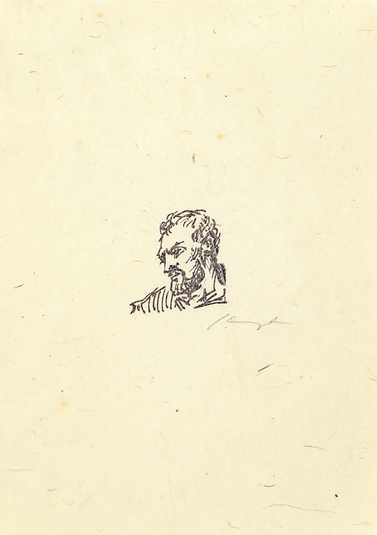 Max Slevogt 1868 Landshut-1932 Leinsweiler, 2 Lithographien, kleinformatig, je