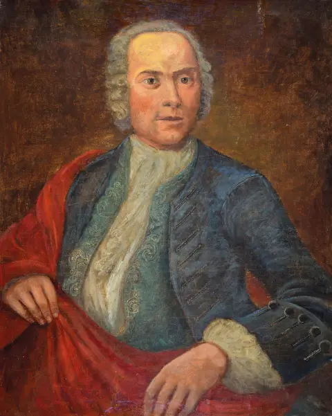 Peintre inconnu du 18e s., 2 pendants : portraits d'homme et de femme, huile/toile,
