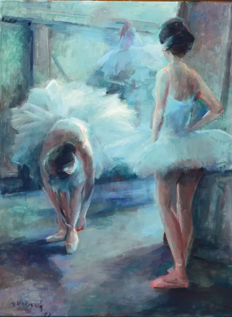 Marie Miloslava Vrbova-Stefkova, 1909 Schinkau Bohême-1991 Prague, Danseuses de ballet,