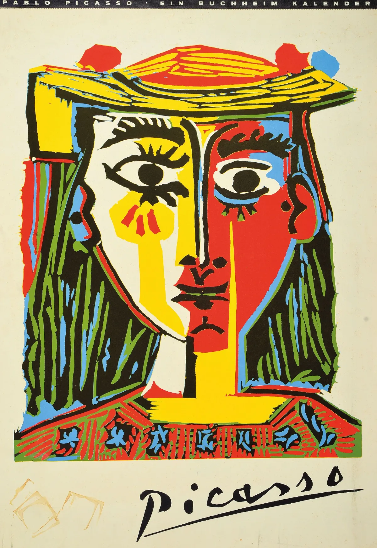 Buchheim-Kalender Pablo Picasso, 1969, 12 Abbildungen nach Lithographien, u.a. Faune