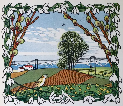 Caspari, Getrud et Walther Caspari. – 9 de leurs œuvres illustrées