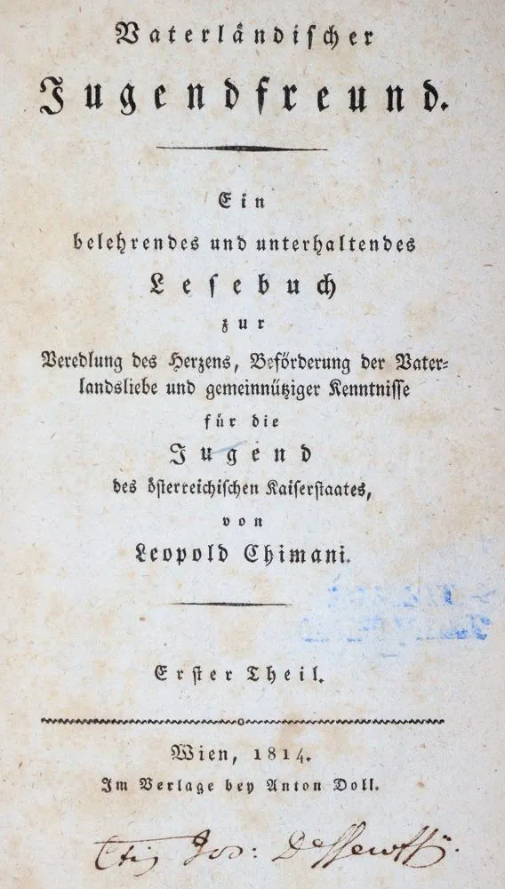 Chimani,L. – Vaterländischer Jugendfreund
