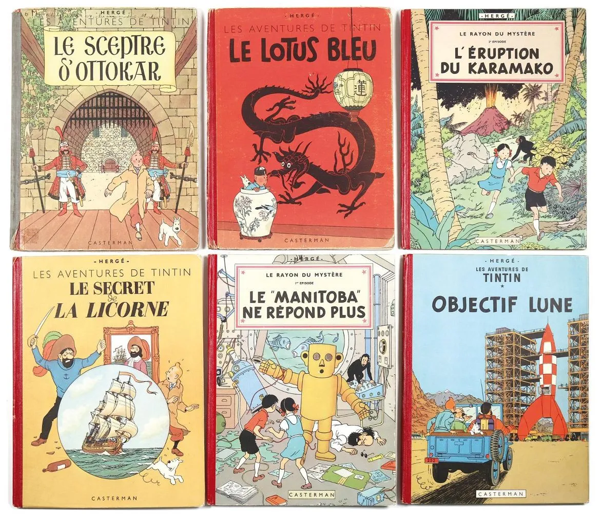 Hergé. – Kolekcja 15 tomów "Tintin"
