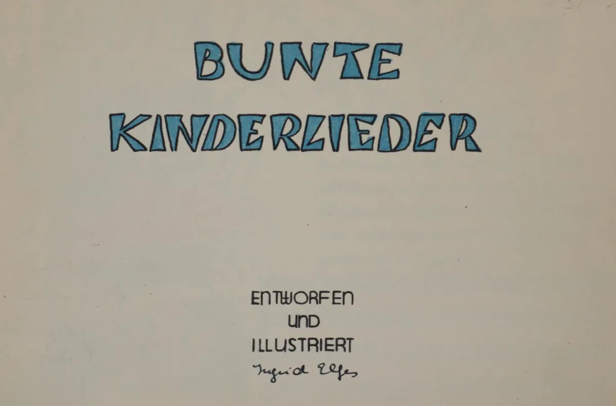 Elfes,I. – Bunte Kinderlieder