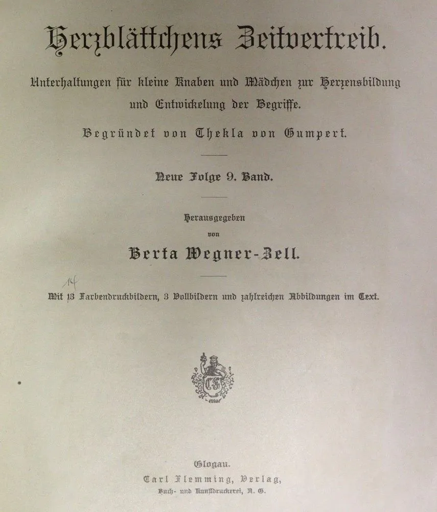 Gumpert,T.v. (red.). – Herzblättchens Zeitvertreib