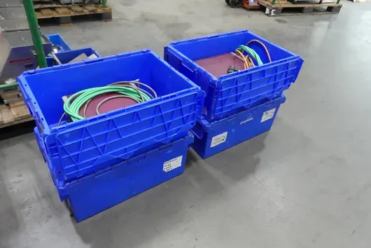 4x EWIKON control unit/accessories, with storage boxes