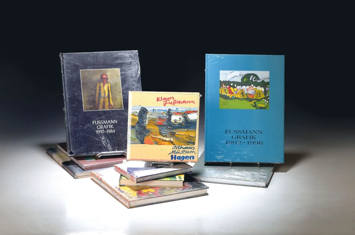 Klaus Fussmann, né en 1938, lot de livres comme neufs composé de 9 livres principalement