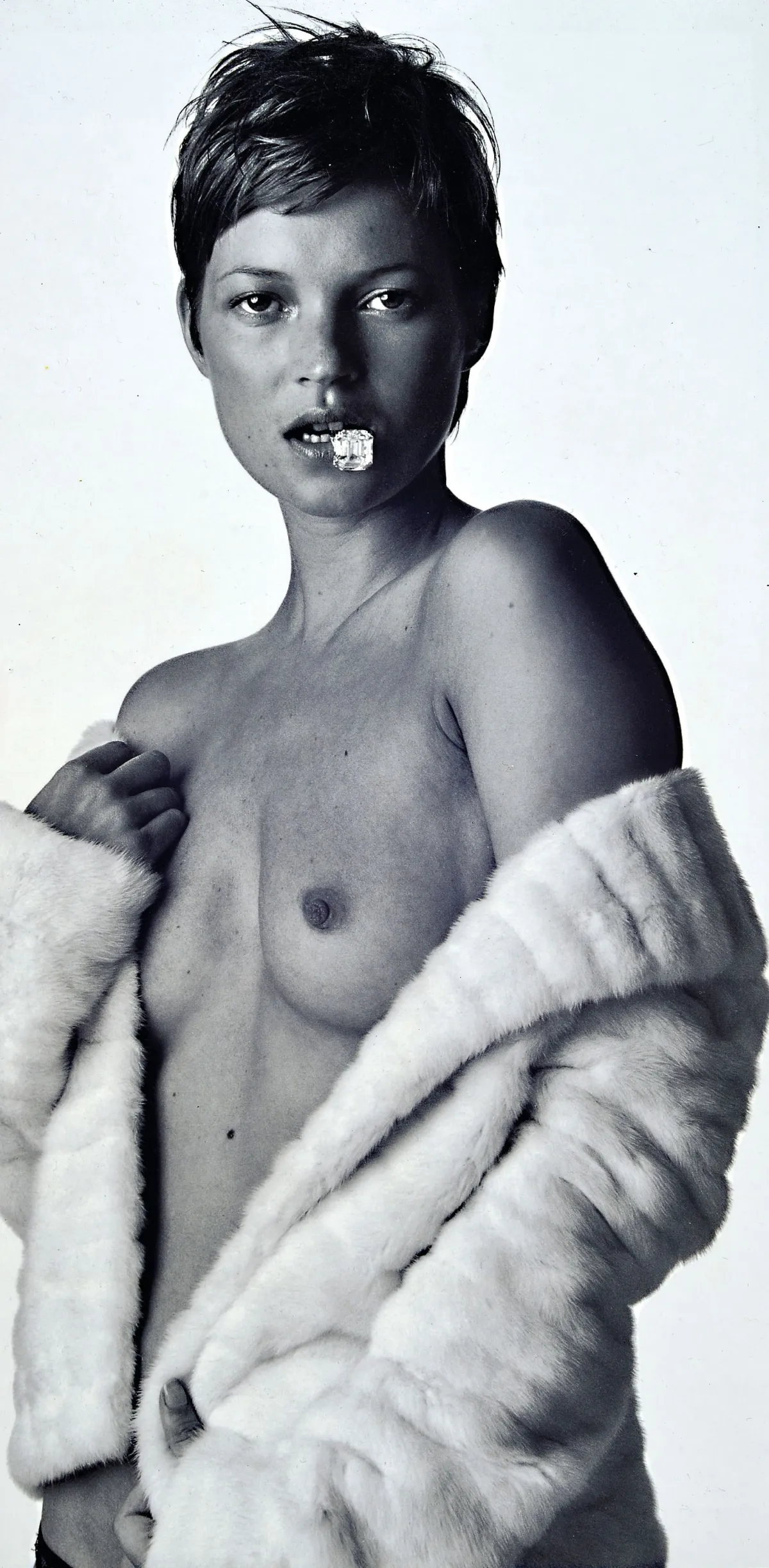 Bert Stern, 1929- 2023, Fotografie, "Kate Moss-New York-2001" so versoauf Etikett bez.,