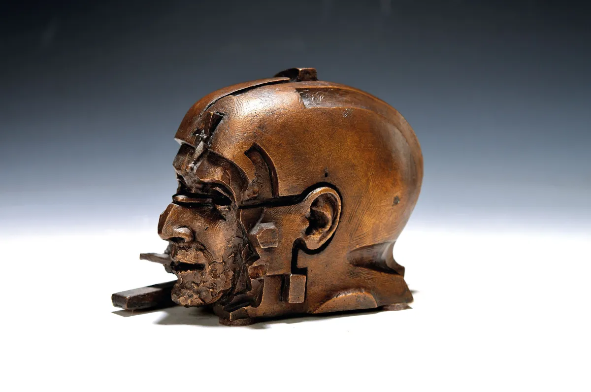 Gunther Stilling, 1943 Srpski - 2024 HeilbronnPlastik/Bronzefigur, patiniert, "Kopf",