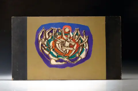 Harry Maclean, 1908 Berlin-1994 Heidelberg, tableau matériel ou relief