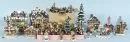 Kerst dorp met figuren, lot "Hubrig Volkskunst GmbH"