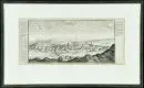Füssen, vue générale – gravure sur cuivre, 16 x 32,5 cm, par Bodenehr, 18e s., légèrement brunie et tachée, R