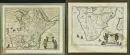 Maps, 2 pieces "Aethiopia" – 2 copper engravings, hand-colored, each approx. 38 x 49 cm, by W. Blaeu, 18th c., both slightly damaged, 1 with water stain