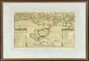 Lindau, Belagerungsansicht – Kupferstich, 22 x 38 cm, von Merian, 17. Jh., gebräunt, R;