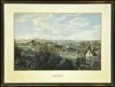 Munich, general view – lithograph, hand-colored, 32 x 48.5 cm, 1st half 19th c., slightly browned and stained, framed