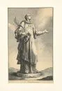 Copper engraving, 18th c. – 37.5 x 23 cm, "S. Stephanus", by L. Zucchi, after L. Mattielli, browned, P;
