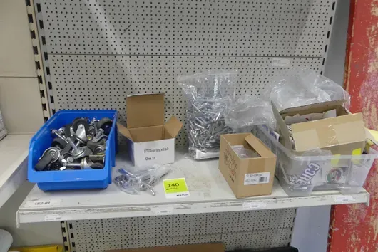 Partij gereedschap/schroeven/rollen