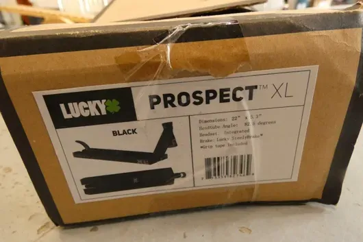 Lucky Prospect Stunt Scooter Deck, Black XL