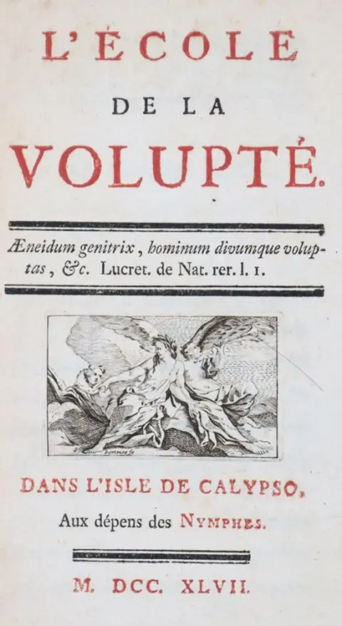 (La Mettrie,J.O.). – L'Ecole de la Volupte