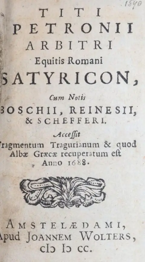 Petronius Arbiter. – Satyricon