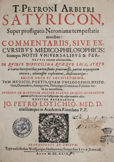 Petronius Arbiter,T. – Satyricon