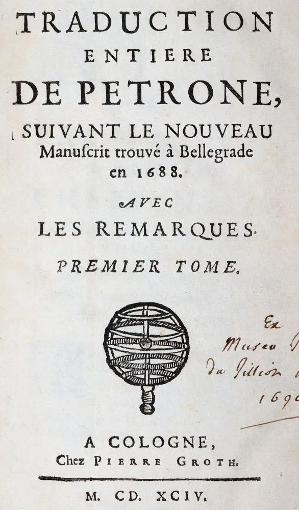 Petronius Arbiter,T. – Traduction entiere de Petrone,..