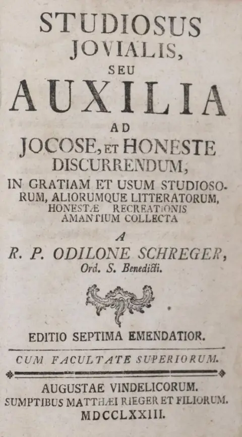 Schreger,O. – Studiosus jovialis seu auxilia ad jocose, & honeste discurrendum..