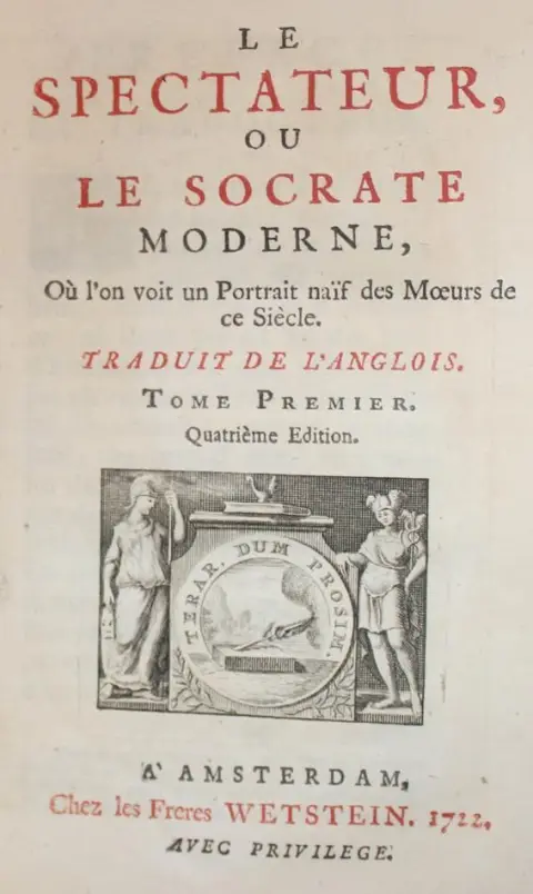 (Steele,R. a J.Addison). – Le Spectateur, ou le Socrate moderne