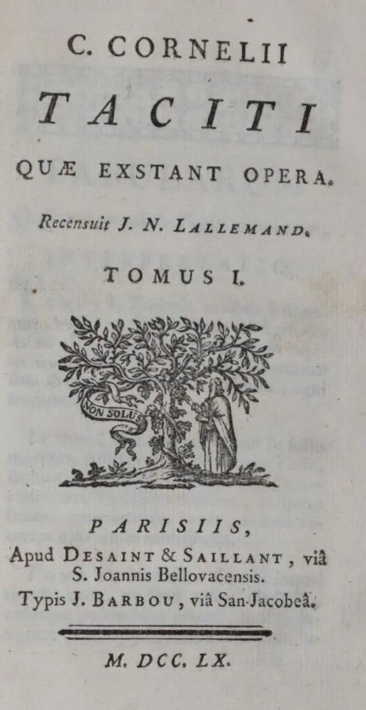 Tacitus, C. – Zachované spisy