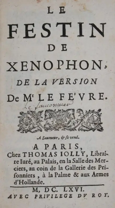 Xenophon. – Le festin de la version de Mr