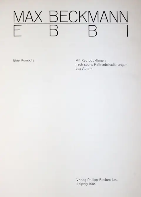 Beckmann,M. – Ebbi