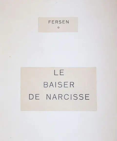 D'Adelswärd-Fersen,J. – Le Baiser de Narcisse
