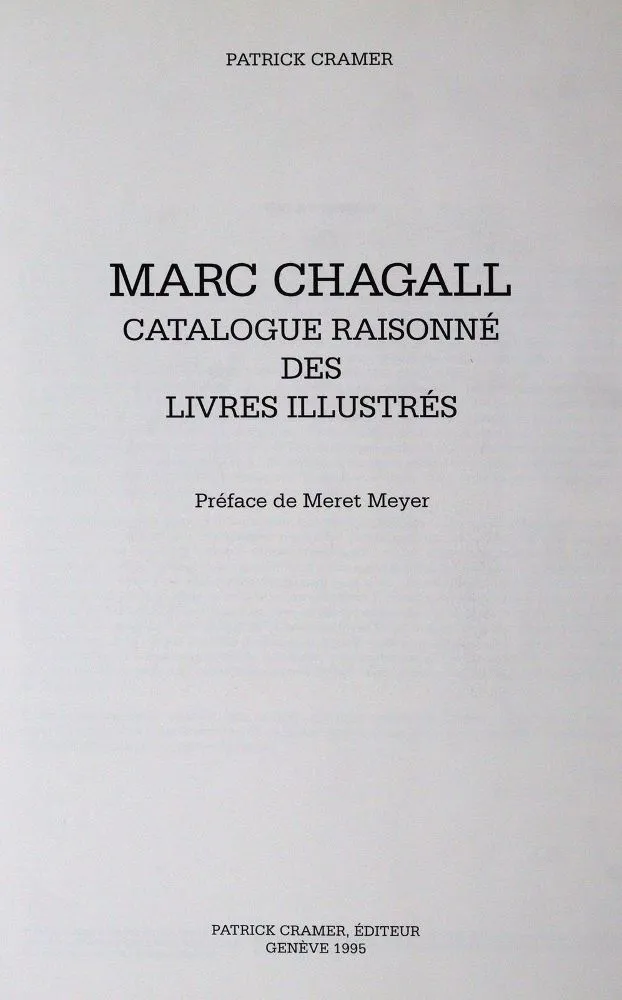 Hommage a Marc Chagall. – Wiesbaden, Ebeling 1976