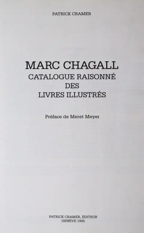 Hommage aan Marc Chagall. – Wiesbaden, Ebeling 1976