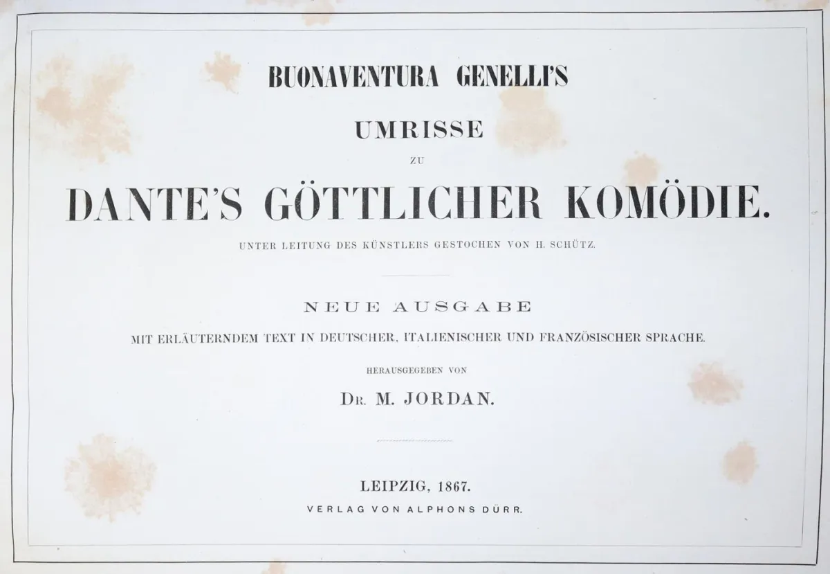 Dante Alighieri. – Sammlung von 29 Werken in 39 Bdn