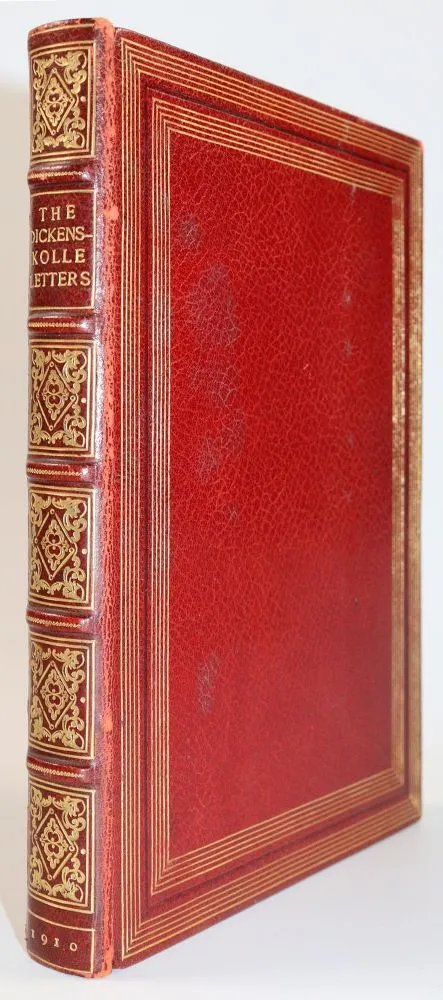 Red-brown morocco binding – with gold tooling