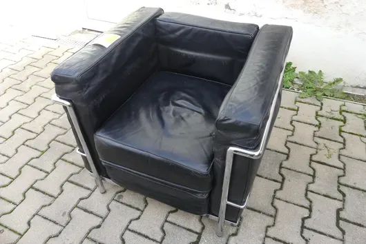 Fauteuil en cuir