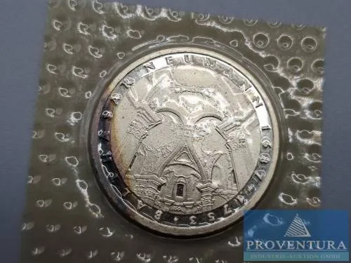 Серебряная монета ФРГ 5 марок Бальтазар Нойман 1978 pp серебро .625 11.2 г брутто