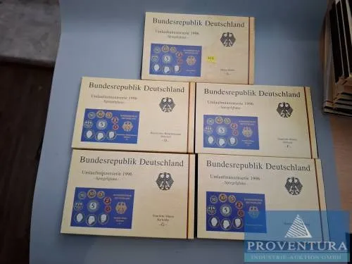 FRG coin set 1996 ADFGJ sp 64.40 DM