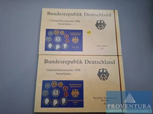 FRG coin set 1998 AD sp 25.76 DM